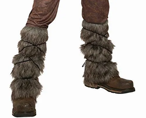 grey fur leg warmers 1