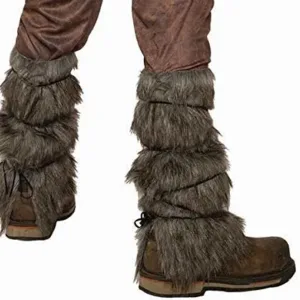 grey fur leg warmers 5