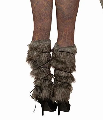 grey fur leg warmers 6