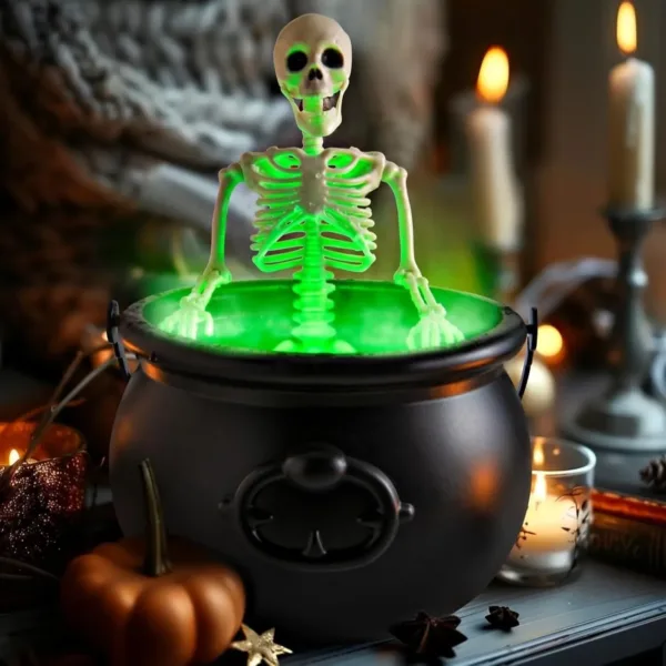 halloween cauldron decor 1