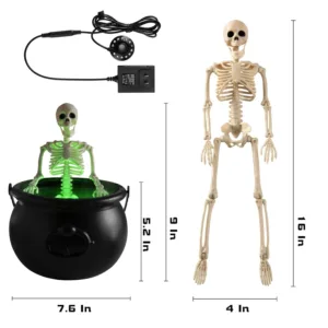 halloween cauldron decor 2