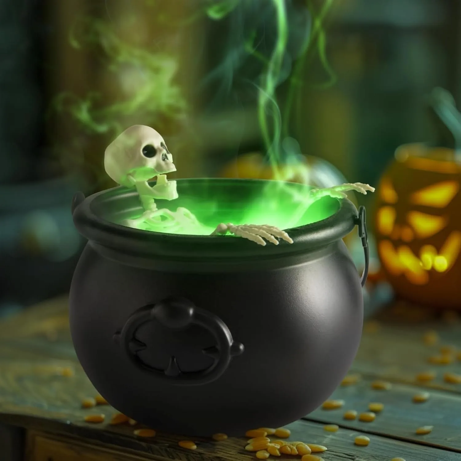 halloween cauldron decor 4