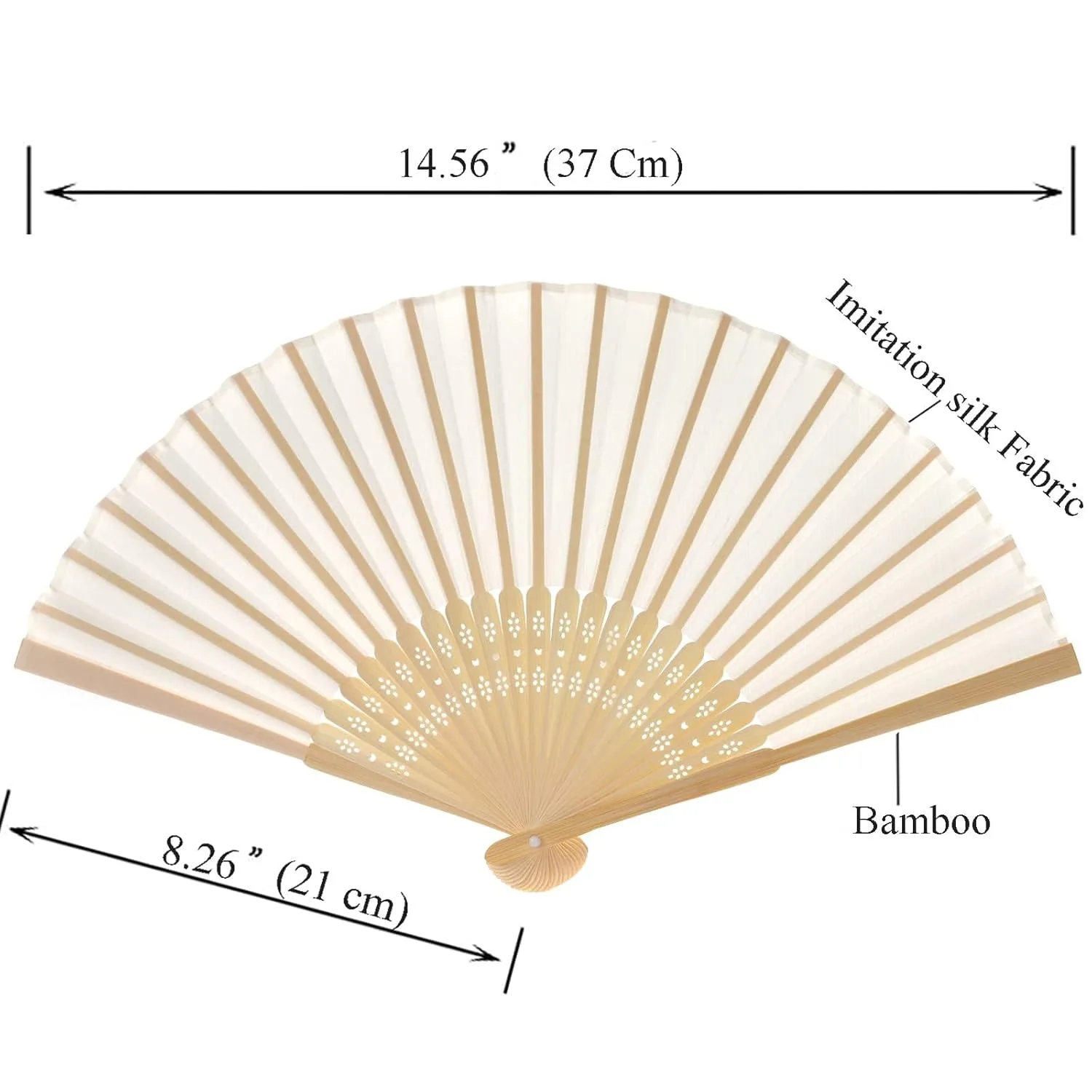 hand fans silk folding 2