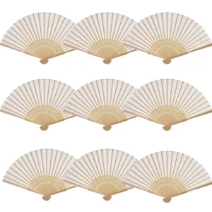 hand fans silk folding 3