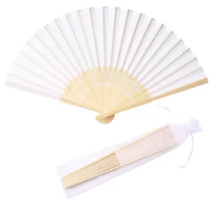 hand fans silk folding 5