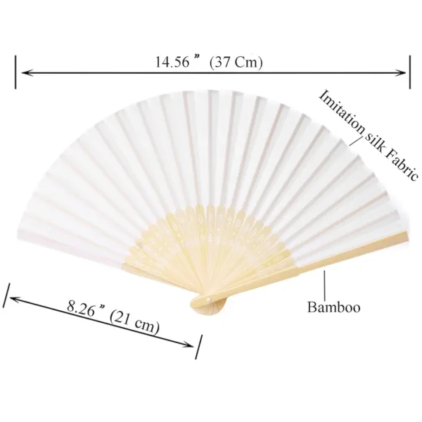 hand fans silk folding 6
