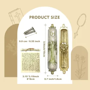 hand painted mezuzah 2