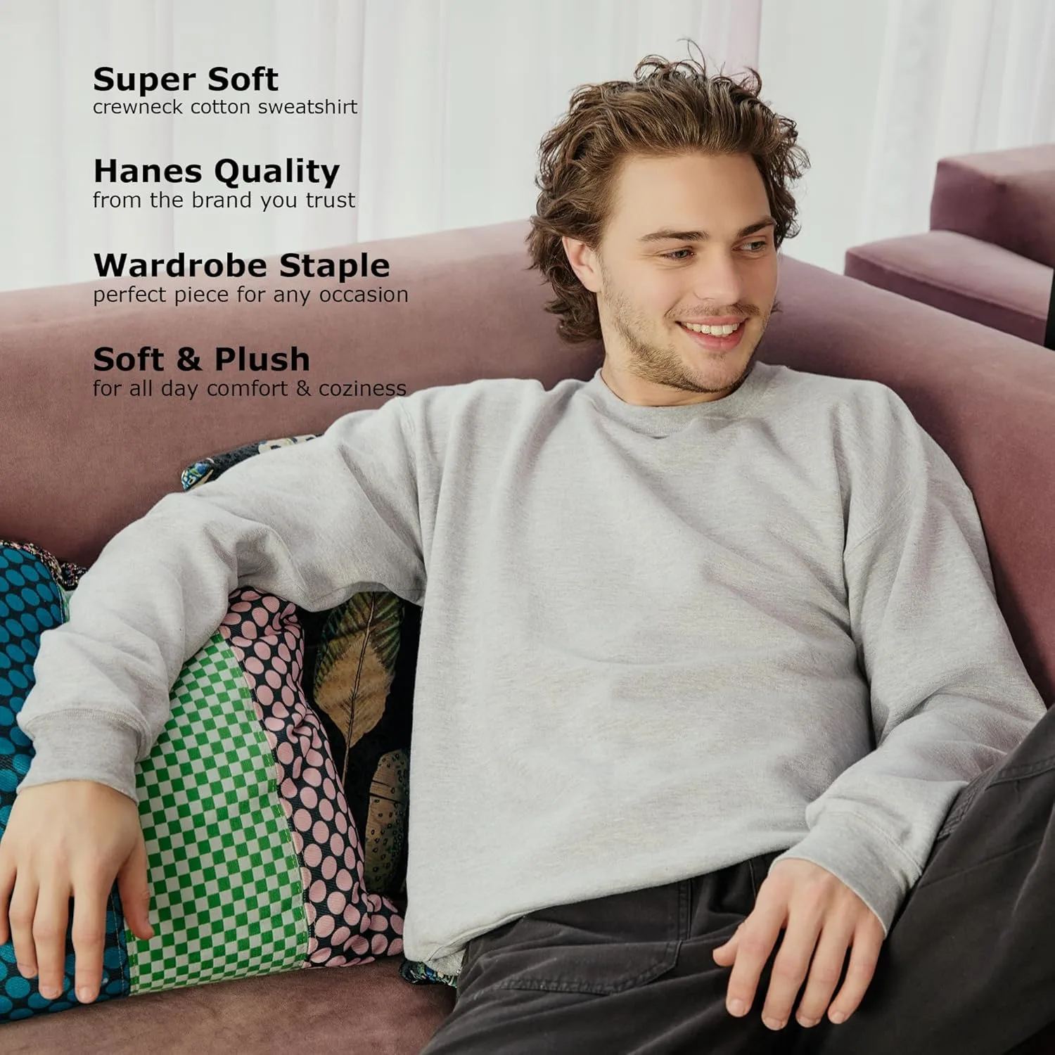 hanes ecosmart fleece 6