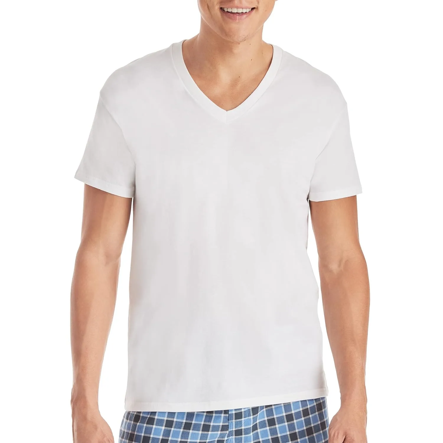 hanes mens v neck 3