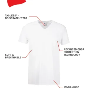hanes mens v neck 4