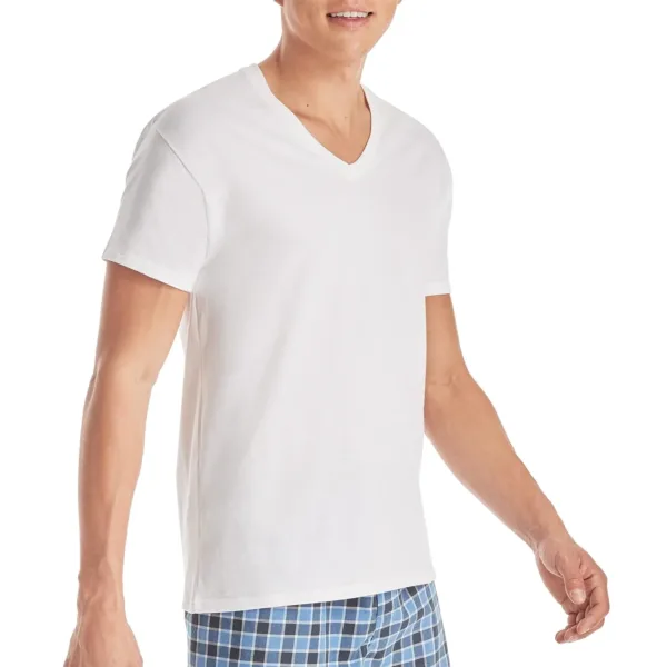 hanes mens v neck 5