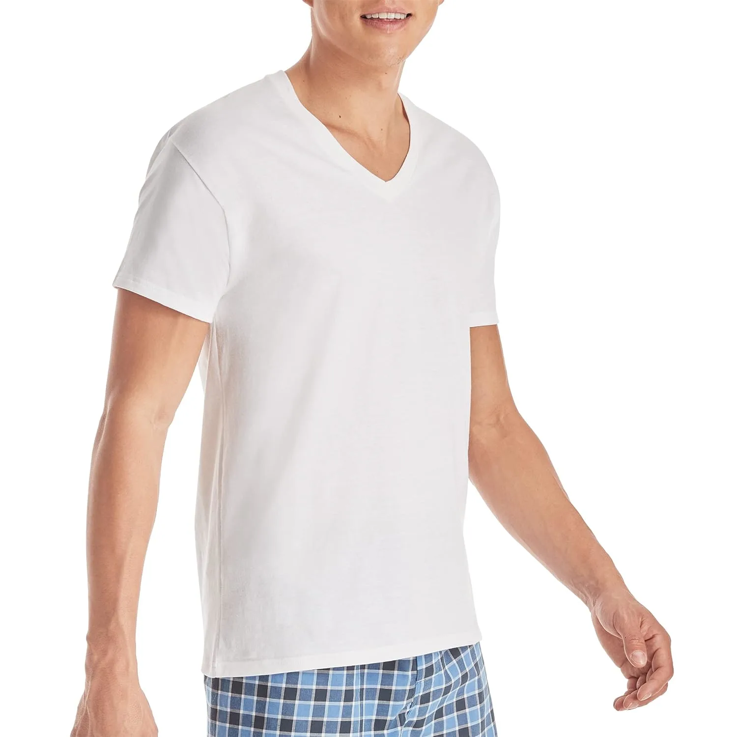 hanes mens v neck 5