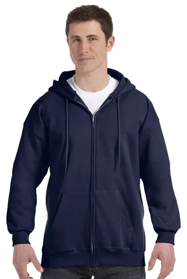 hanes zip heavyweight hoodie 1