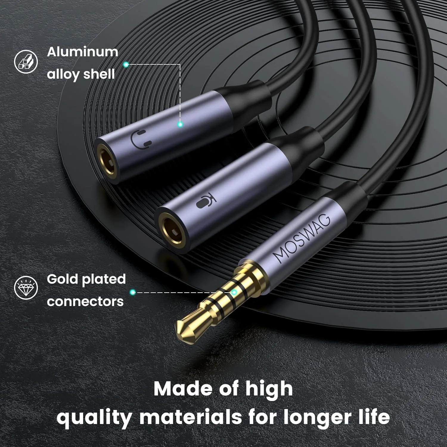 headphone mic splitter 6