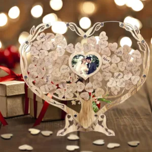 heart wedding guest book 6