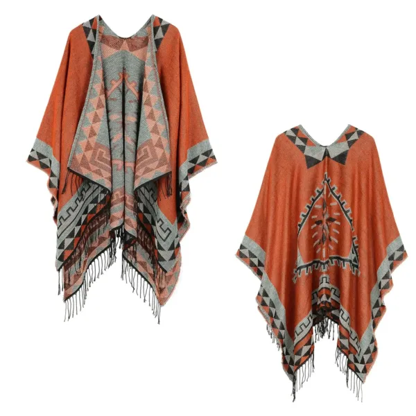 hooded poncho cape shawl 7
