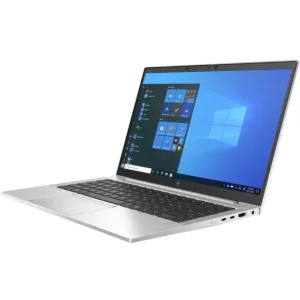 This is a renewed HP EliteBook 840 G8 14-inch notebook with a Full HD 1920 x 1080 display, powered by an Intel Core i5 11th Gen processor, 16 GB of RAM, and a 512 GB SSD.