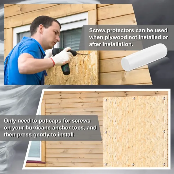 hurricane shutter screw caps 4