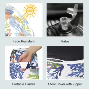 inflatable ottoman outdoor foot 4