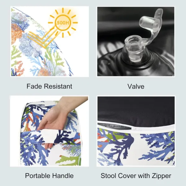 inflatable ottoman outdoor foot 4