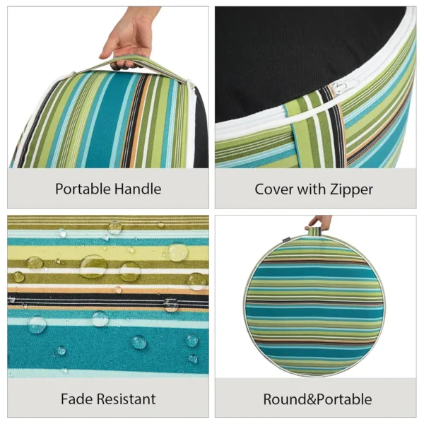 inflatable outdoor ottoman pouf 4