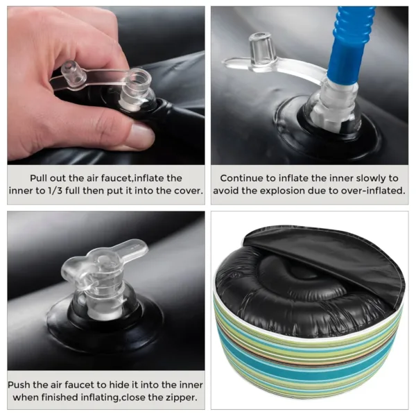 inflatable outdoor ottoman pouf 5