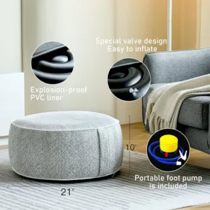 inflatable pouf ottoman foot 3