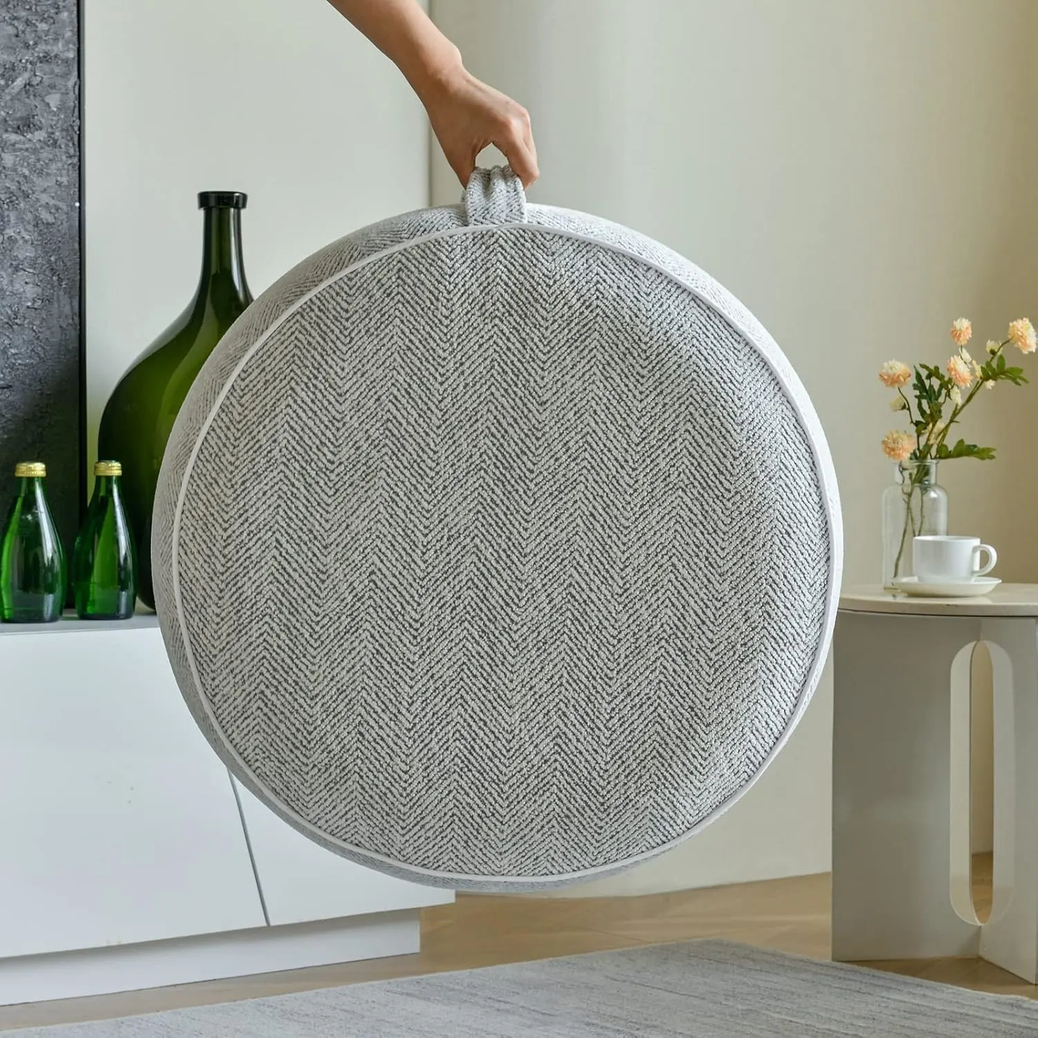 inflatable pouf ottoman foot 6