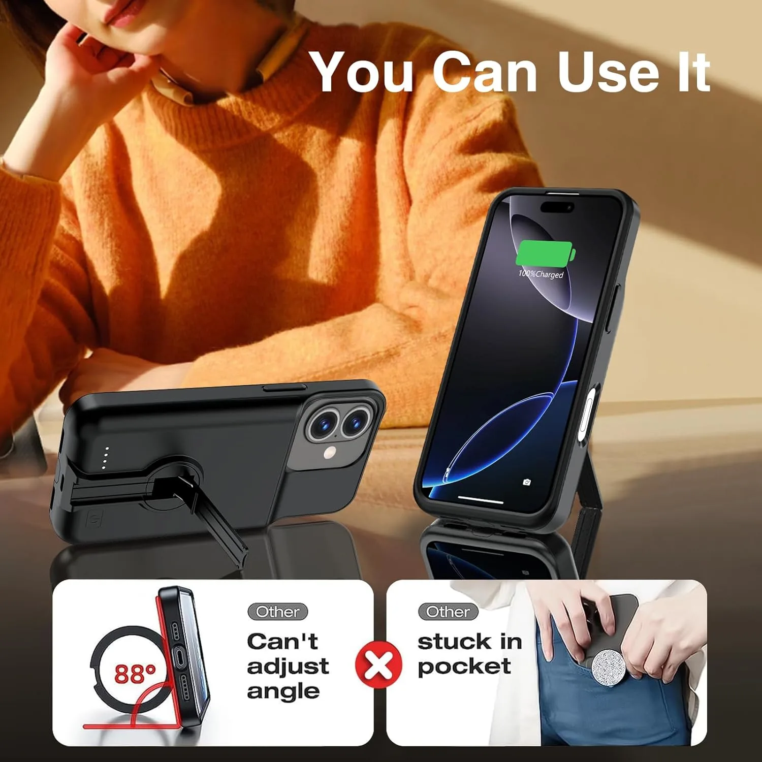 iphone battery case stand 6