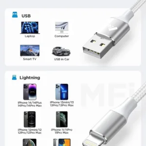 iphone charger cable mfi 5
