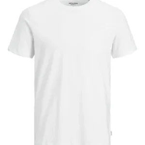 A comfortable and breathable JACK & JONES organic cotton basic O-neck t-shirt for men, perfect for everyday wear.