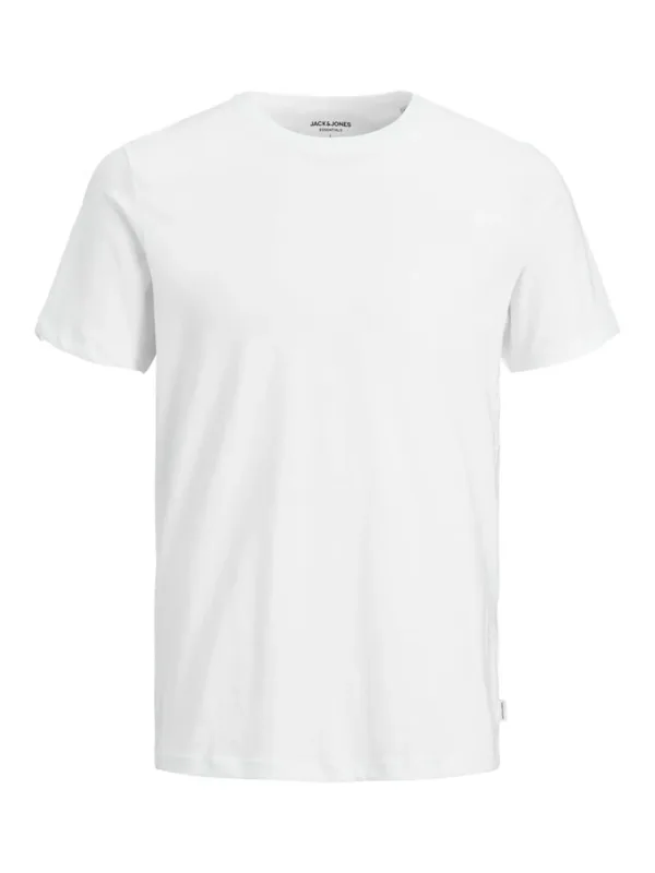 A comfortable and breathable JACK & JONES organic cotton basic O-neck t-shirt for men, perfect for everyday wear.