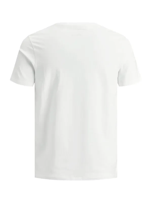 A comfortable and breathable JACK & JONES organic cotton basic O-neck t-shirt for men, perfect for everyday wear.