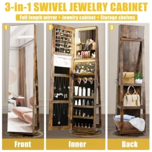 jewelry armoire mirror 2