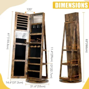 jewelry armoire mirror 3