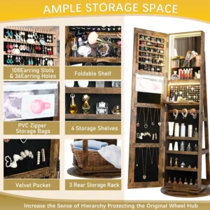 jewelry armoire mirror 5