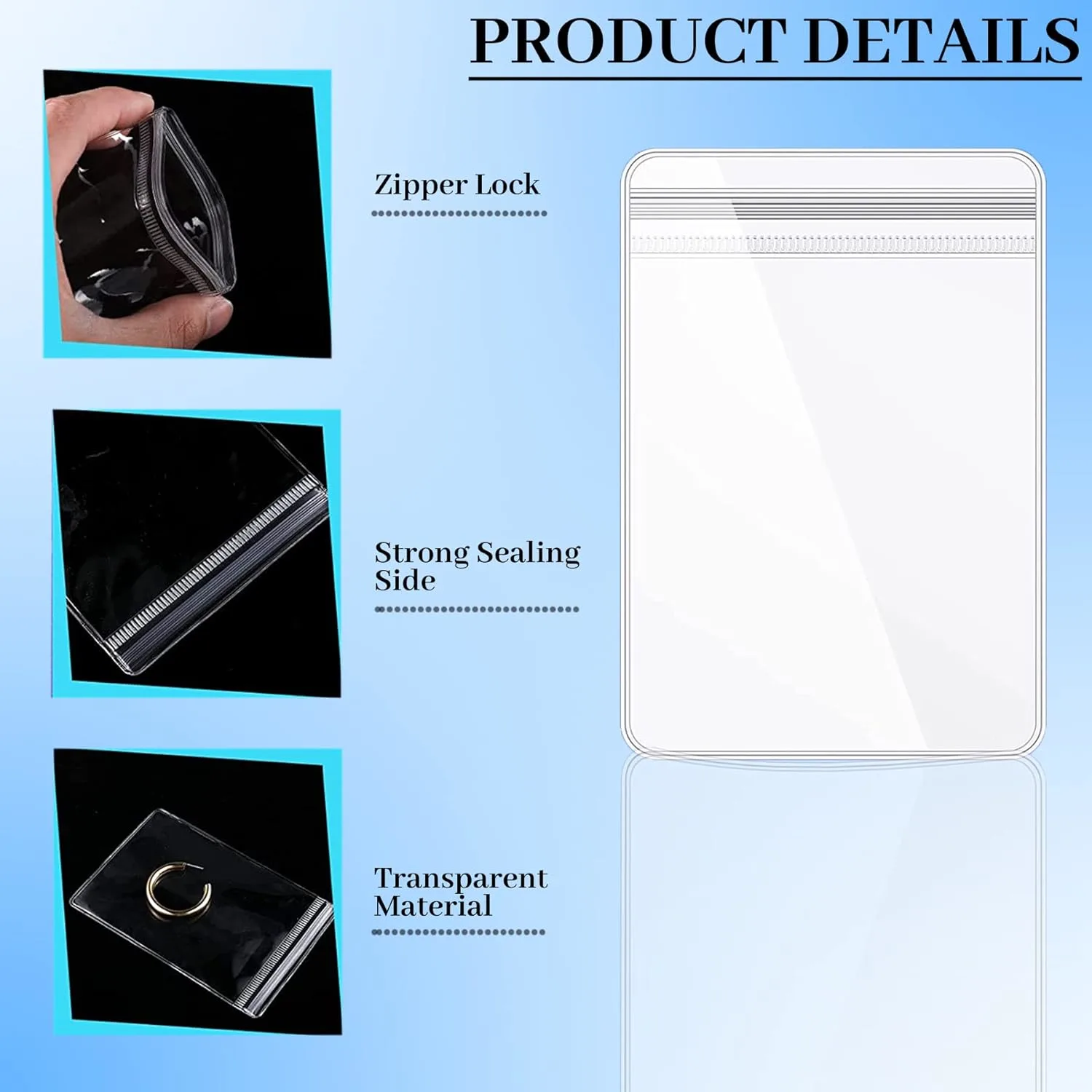 jewelry bags zipper storage 3