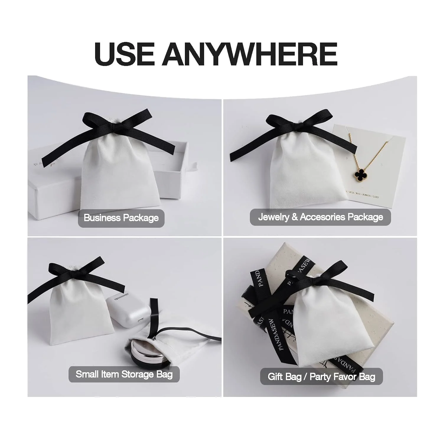 jewelry pouches drawstring bags 5