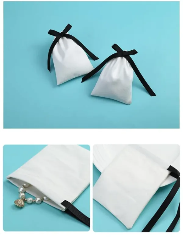jewelry pouches drawstring bags 7