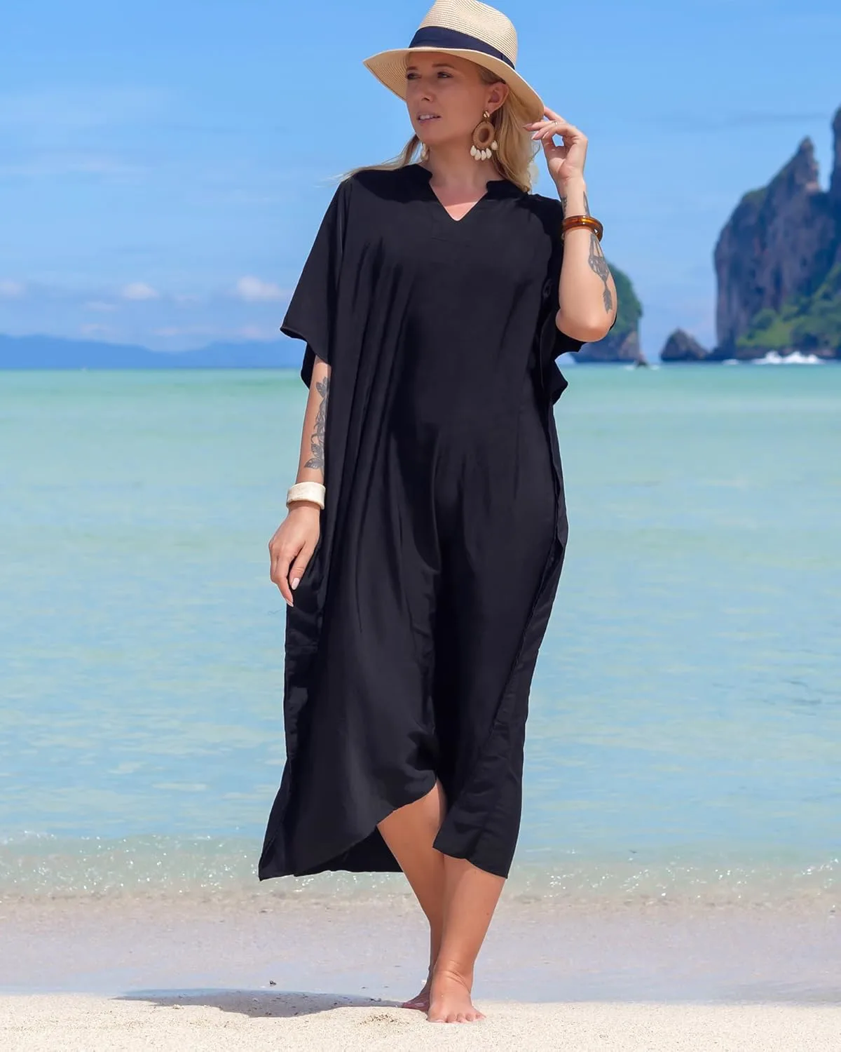 kaftan swimsuit cover up 3