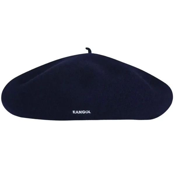 A Kangol Anglobasque men's beret, made of 100% wool with a polyester lining, in size large.