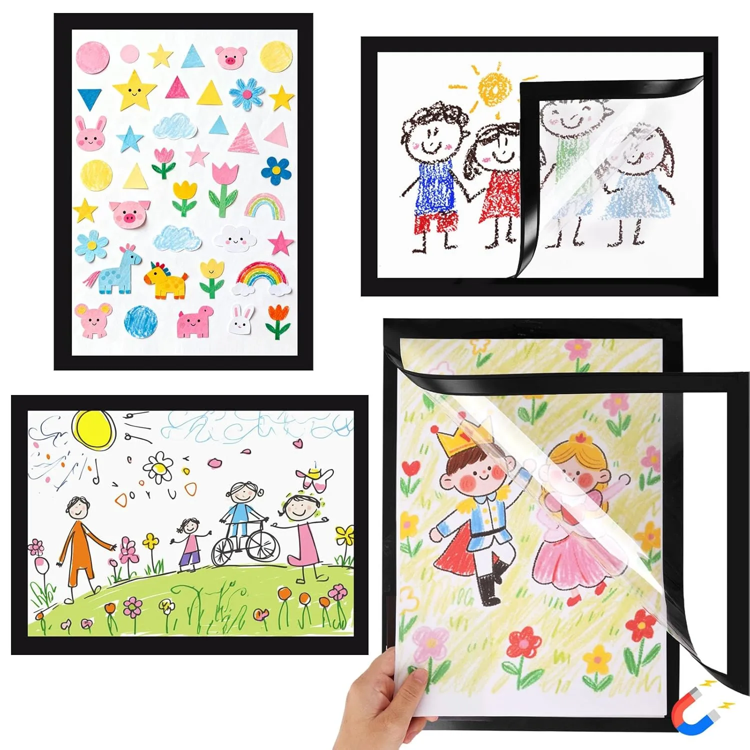 kids artwork frames pack 1