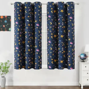 kids blackout curtains unicorn 1