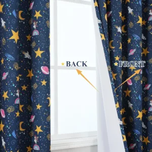 kids blackout curtains unicorn 2