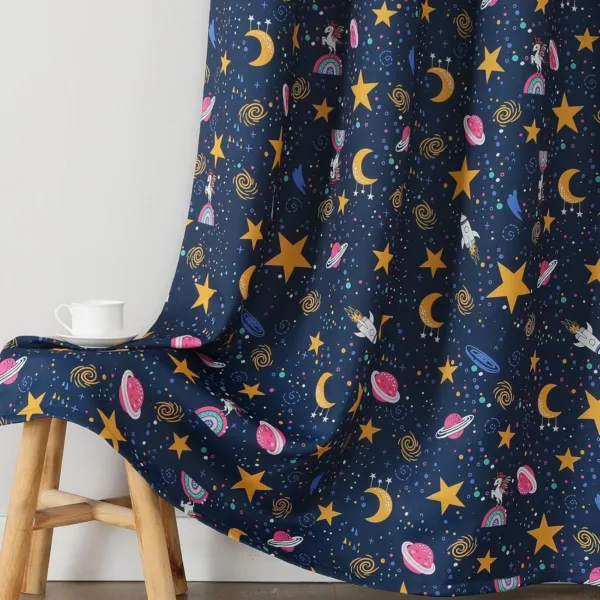 kids blackout curtains unicorn 6