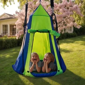 kids hanging tent swing 2