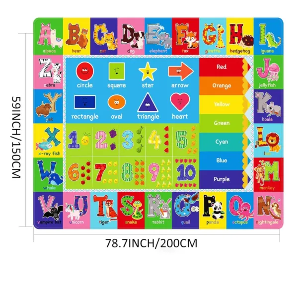 kids play mat alphabet 3