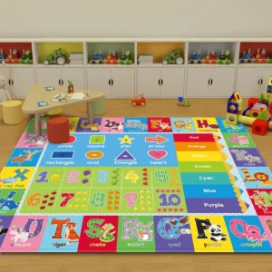 kids play mat alphabet 5