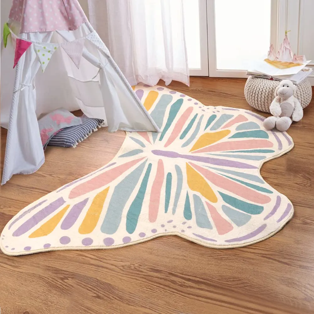 kids rug butterfly 1