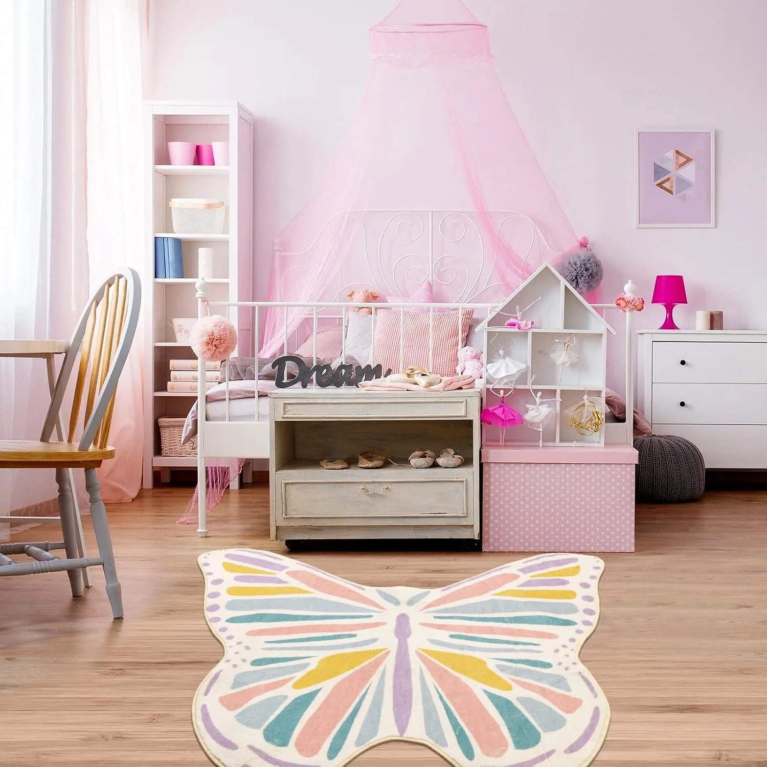 kids rug butterfly 6